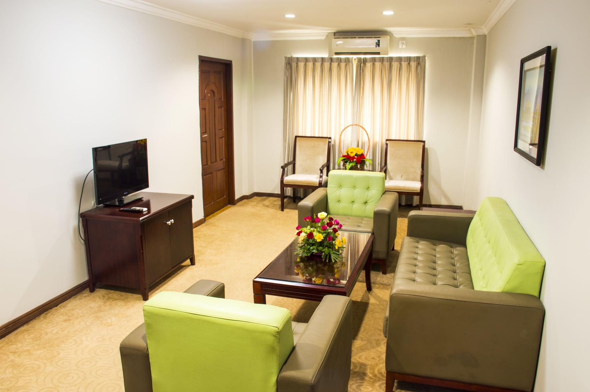 Green Leaf Hotel Yangon Exterior foto